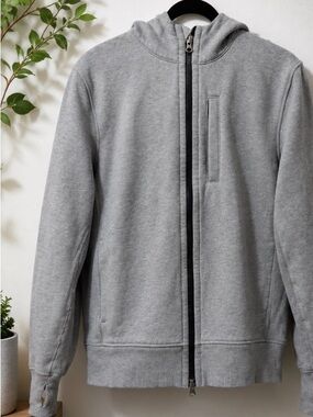 Lululemon Men’s Full Zip Hoodie Gray Large